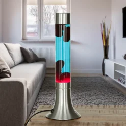 Easylight Lavalampe „Yvonne“ blau/rot< Retro Lampen|Lavalampen