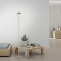 Just Light LED Akku Stehlampe Greige Dimmer Touch IP44 125,2 cm< Led Lampen|Metall Lampen