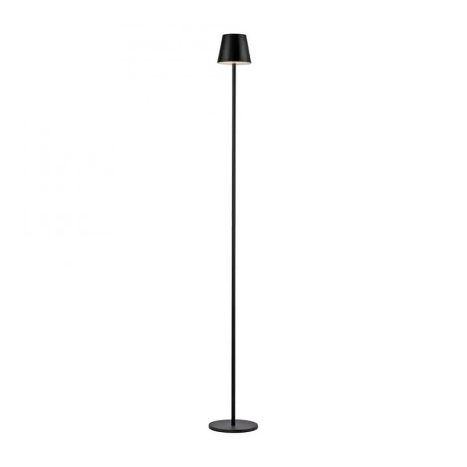 Just Light LED Akku Stehlampe Schwarz IP54 125 cm Touch Dimmen 2 W< Stehlampen|Led Lampen