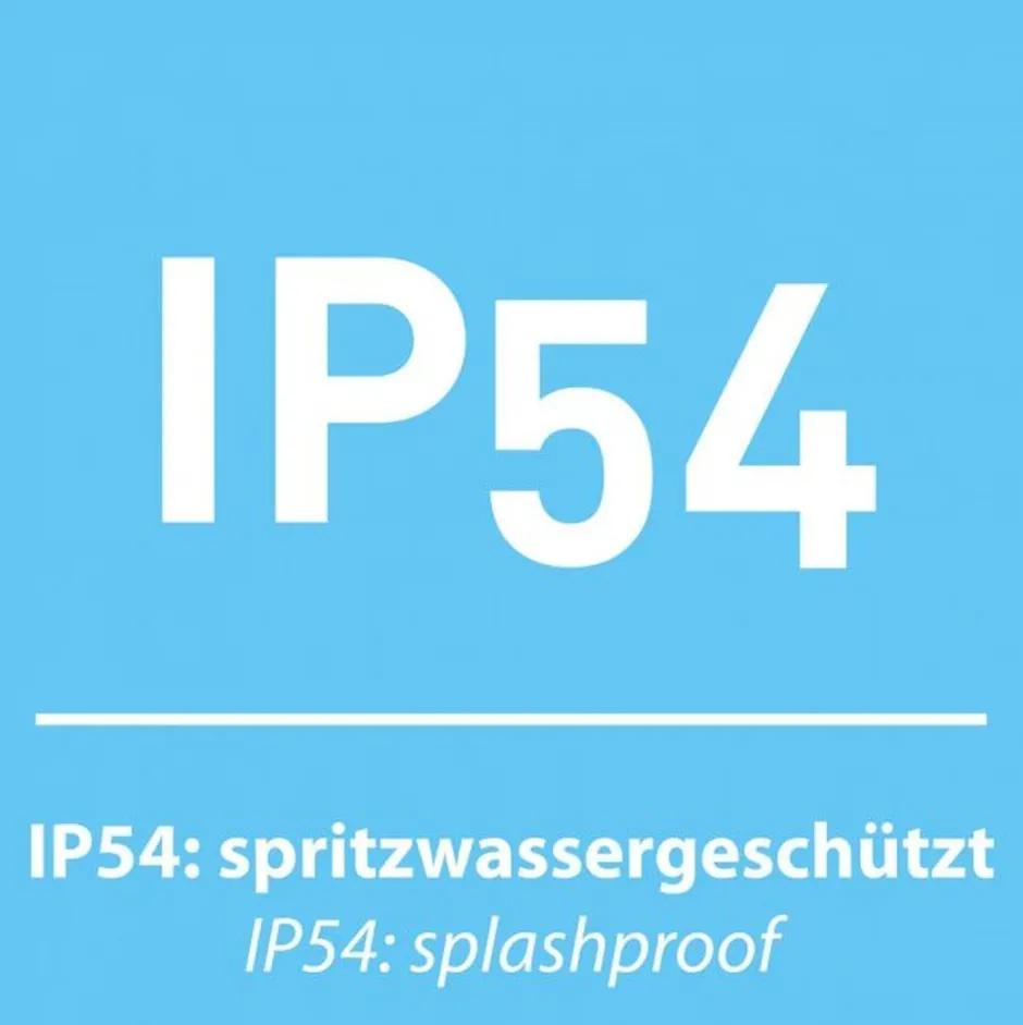 Just Light LED Akku Stehlampe Schwarz IP54 125 cm Touch Dimmen 2 W< Stehlampen|Led Lampen