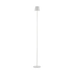 Led Lampen|Stehlampen*Just Light LED Akku Stehlampe Weiß IP54 125 cm Touch Dimmen 3000 K