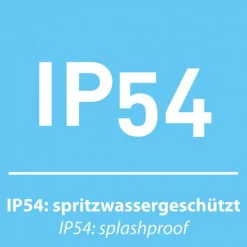 Led Lampen|Stehlampen*Just Light LED Akku Stehlampe Weiß IP54 125 cm Touch Dimmen 3000 K