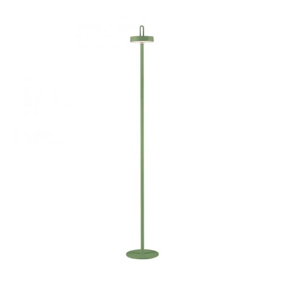 Just Light LED Akku Stehleuchte Grün Dimmer Touch IP44 125,2 cm< Led Lampen|Metall Lampen