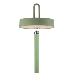 Just Light LED Akku Stehleuchte Grün Dimmer Touch IP44 125,2 cm< Led Lampen|Metall Lampen