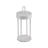 Led Lampen|Schlafzimmer Lampen*Just Light LED Akku Tischlampe Aluminium dimmbar IP44 28,4 cm Weiß