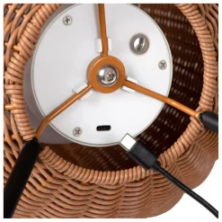 Led Außenleuchten|Moderne Außenleuchten* LED Akku Tischlampe dimmbar Natur IP44 36 cm 3000 K