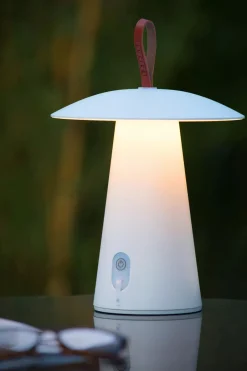 LED Akku Tischlampe dimmbar Aluminium 2700 K 29 cm IP54< Led Außenleuchten|Moderne Außenleuchten