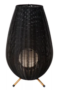 LED Akku Tischlampe dimmbar Schwarz IP44 50 cm 3000 K< Led Außenleuchten|Moderne Außenleuchten