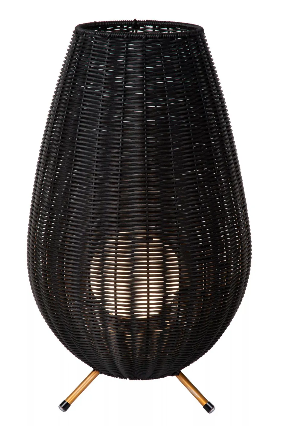 LED Akku Tischlampe dimmbar Schwarz IP44 50 cm 3000 K< Led Außenleuchten|Moderne Außenleuchten