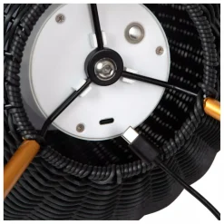 LED Akku Tischlampe dimmbar Schwarz IP44 50 cm 3000 K< Led Außenleuchten|Moderne Außenleuchten