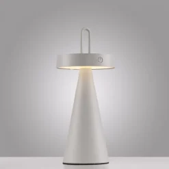 Just Light LED Akku Tischlampe Dimmer Touch IP44 28,9 cm Weiß< Led Lampen|Schlafzimmer Lampen