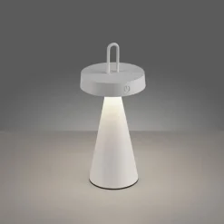 Led Lampen|Schlafzimmer Lampen*Just Light LED Akku Tischlampe Dimmer Touch IP44 2700 K 28,9 cm