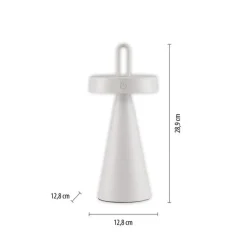 Led Lampen|Schlafzimmer Lampen*Just Light LED Akku Tischlampe Dimmer Touch IP44 2700 K 28,9 cm