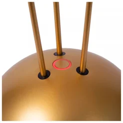 Led Außenleuchten|Moderne Außenleuchten* LED Akku Tischlampe Gold Ladestation IP54 2 W dimmbar