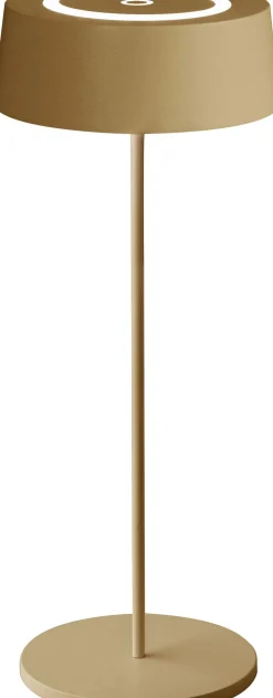 Metall Lampen|Moderne Außenleuchten*Eco-Light LED Akku Tischlampe Gold Touch Dimmer USB IP54 3000 K