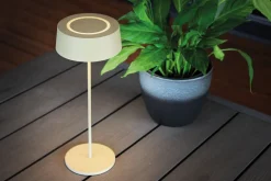 Metall Lampen|Moderne Außenleuchten*Eco-Light LED Akku Tischlampe Gold Touch Dimmer USB IP54 3000 K