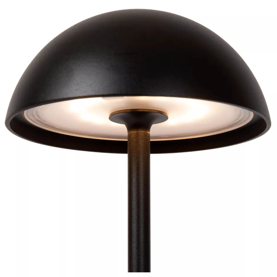 LED Akku Tischlampe Schwarz 32 cm 3000 K IP54 dimmbar< Led Außenleuchten|Moderne Außenleuchten