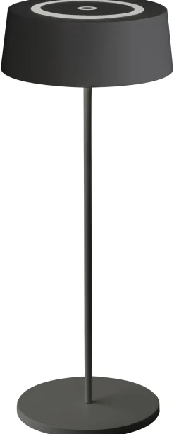 Eco-Light LED Akku Tischlampe Schwarz Touch Dimmer USB IP54 2 W< Metall Lampen|Led Außenleuchten