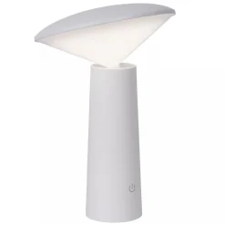LED Akku Tischlampe Weiß 21,3 cm IP44 5h dimmbar< Led Außenleuchten|Moderne Außenleuchten