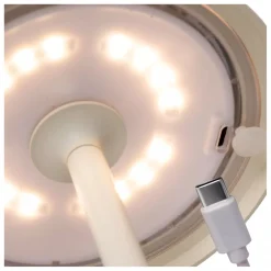 Led Außenleuchten|Moderne Außenleuchten* LED Akku Tischlampe Weiß 32 cm 3000 K IP54 7h dimmbar