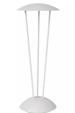 Led Außenleuchten|Moderne Außenleuchten* LED Akku Tischlampe Weiß Ladestation IP54 2 W dimmbar