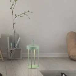 Just Light LED Akku Tischleuchte Aluminium dimmbar IP44 2 W Grün< Led Lampen|Schlafzimmer Lampen