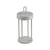 Led Lampen|Schlafzimmer Lampen*Just Light LED Akku Tischleuchte Aluminium dimmbar IP44 2 W Greige