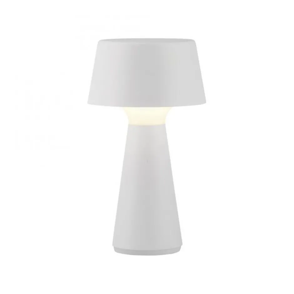 Just Light LED Akku Tischleuchte dimmbar Touch IP54 Weiß 28,9 cm< Led Lampen|Schlafzimmer Lampen