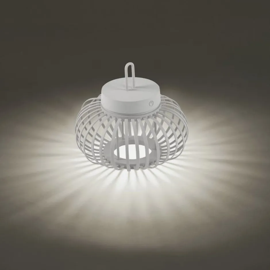 Just Light LED Akku Tischleuchte Dimmer Touch 22 cm IP44 2 W Weiß< Led Lampen|Schlafzimmer Lampen