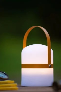 LED Akku Tischleuchte dimmbar Braun IP44 18,5 cm 3000 K< Led Außenleuchten|Moderne Außenleuchten