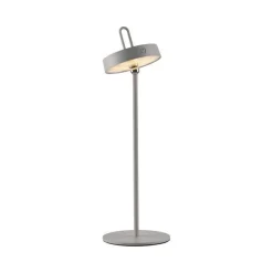 Schlafzimmer Lampen|Tischlampen*Just Light LED Akku Tischleuchte Greige Dimmer Touch IP44 47,2 cm