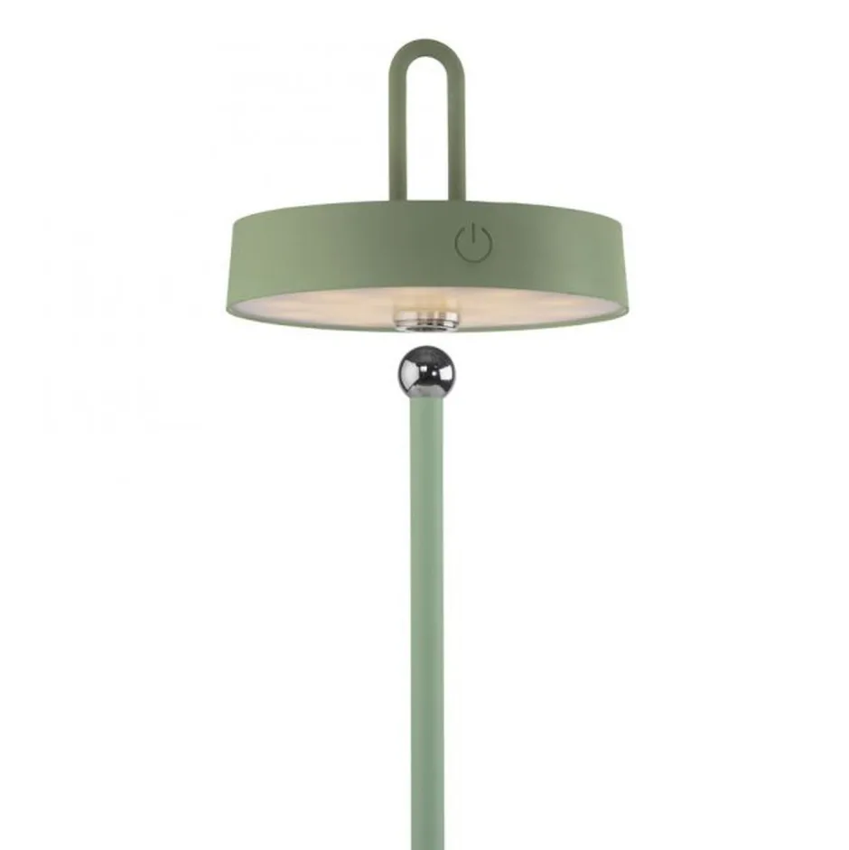 Just Light LED Akku Tischleuchte Grün Dimmer Touch IP44 47,2 cm< Schlafzimmer Lampen|Tischlampen
