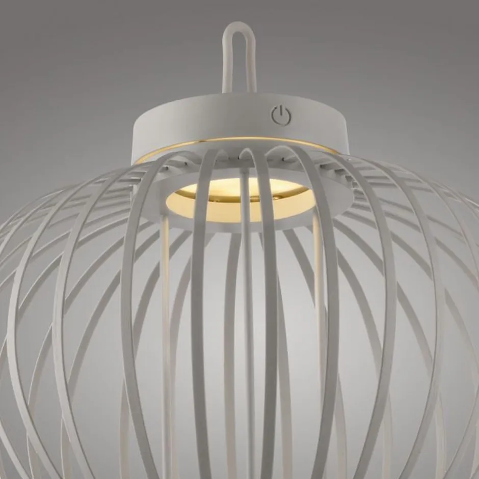 Schlafzimmer Lampen|Metall Lampen*Just Light LED Akku Tischleuchte IP44 Schwarz dimmbar Touch 33 cm