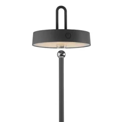 Just Light LED Akku Tischleuchte Schwarz Dimmer Touch IP44 47,2 cm< Schlafzimmer Lampen|Tischlampen