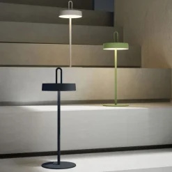 Just Light LED Akku Tischleuchte Schwarz Dimmer Touch IP44 47,2 cm< Schlafzimmer Lampen|Tischlampen