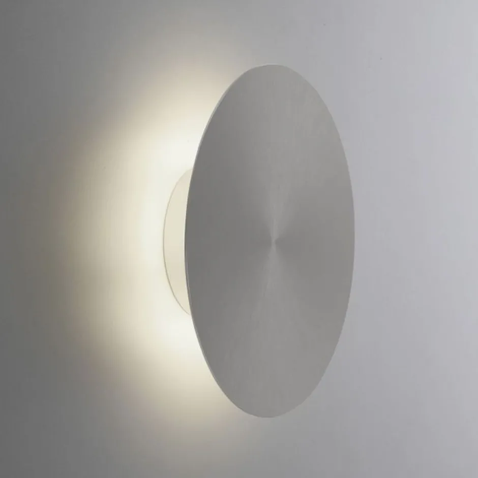 Flurlampen|Wohnzimmerlampen*Paul Neuhaus LED Akku Wandlampe Grau Ø25 cm dimmbar Fernbedienung