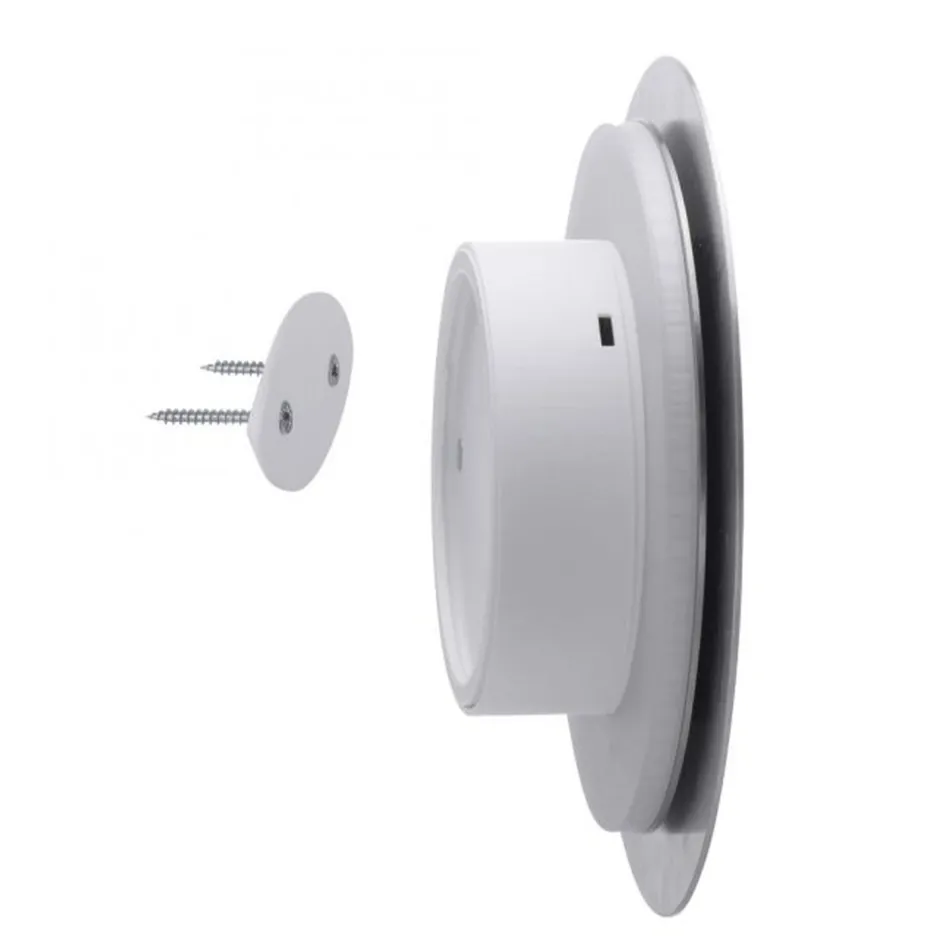 Flurlampen|Wohnzimmerlampen*Paul Neuhaus LED Akku Wandlampe Grau Ø25 cm dimmbar Fernbedienung