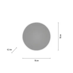 Flurlampen|Wohnzimmerlampen*Paul Neuhaus LED Akku Wandlampe Grau dimmbar Fernbedienung Timer 1 W