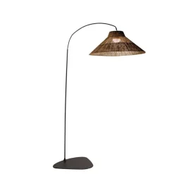 Metall Lampen|Wegeleuchten*Newgarden LED Außenlampe Akku 155 cm 2-in-1 IP54 Seegras Metall