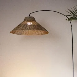 Metall Lampen|Wegeleuchten*Newgarden LED Außenlampe Akku 155 cm 2-in-1 IP54 Seegras Metall