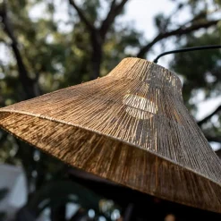 Metall Lampen|Wegeleuchten*Newgarden LED Außenlampe Akku 155 cm 2-in-1 IP54 Seegras Metall