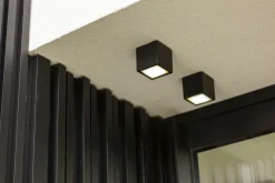 Eco-Light LED Außenlampe Aluminium Anthrazit 3000 K IP54 B:8,5 cm< Metall Lampen|Led Außenleuchten