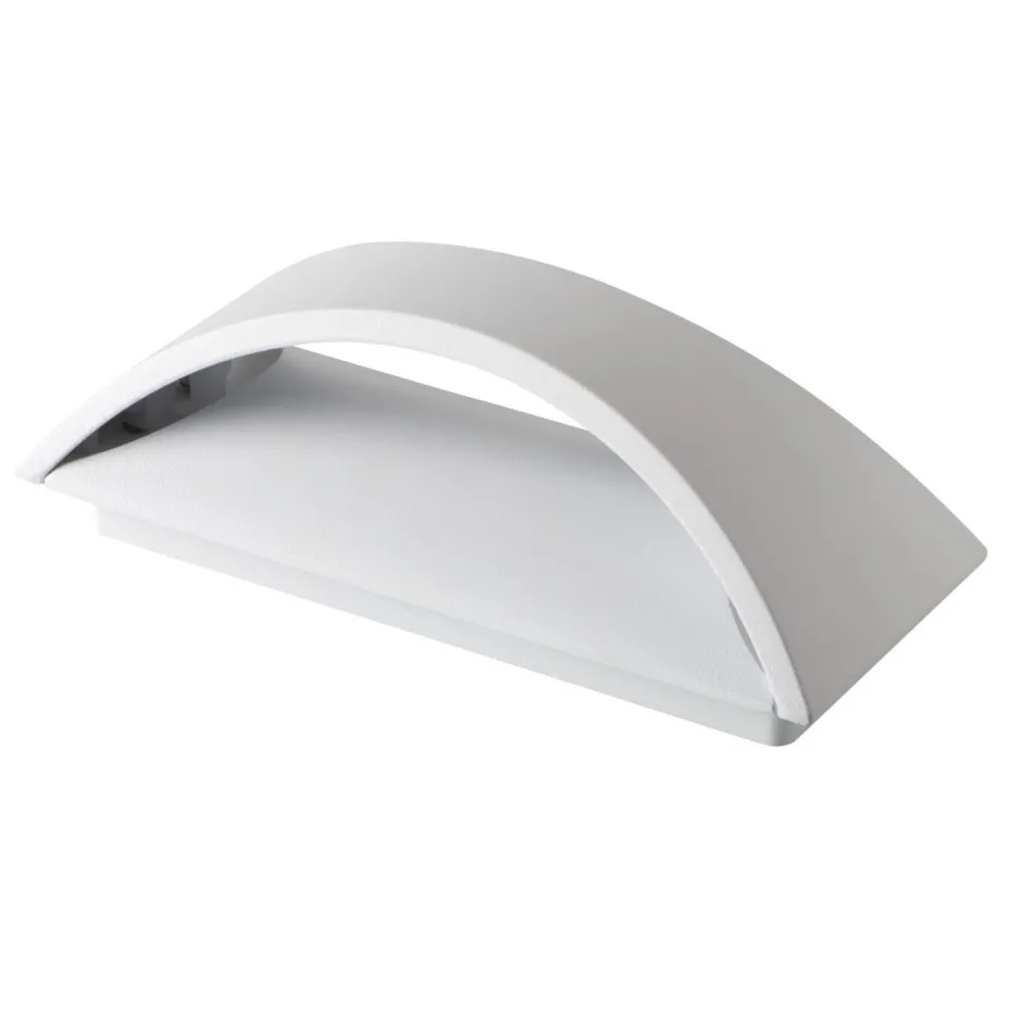 Moderne Lampen|Led Außenleuchten*Kanlux LED Außenlampe Up Down Weiß IP54 Aluminium Eingang