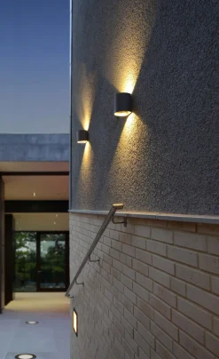 Eco-Light LED Außenlampe Wand Aluminium IP44 8 W 650 lm Anthrazit< Metall Lampen|Led Außenleuchten