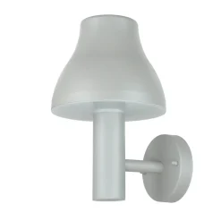 Außenwandleuchten|Moderne Lampen*WOFI LED Außenlampe Wand in Silber IP44 680 lm 3000 K