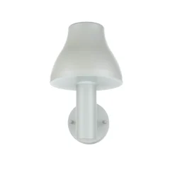 Außenwandleuchten|Moderne Lampen*WOFI LED Außenlampe Wand in Silber IP44 680 lm 3000 K