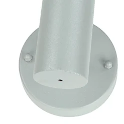 Außenwandleuchten|Moderne Lampen*WOFI LED Außenlampe Wand in Silber IP44 680 lm 3000 K