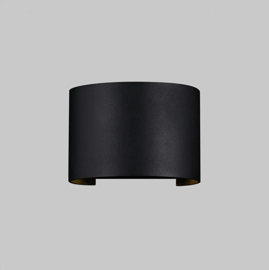 Maytoni LED Außenlampe Wand Metall IP54 Up Down 400 lm Schwarz< Außenwandleuchten|Led Außenleuchten