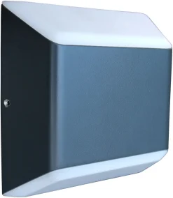 Metall Lampen|Led Außenleuchten*Eco-Light LED Außenleuchte Aluminium IP54 H:12,4 cm 7 W Up Down