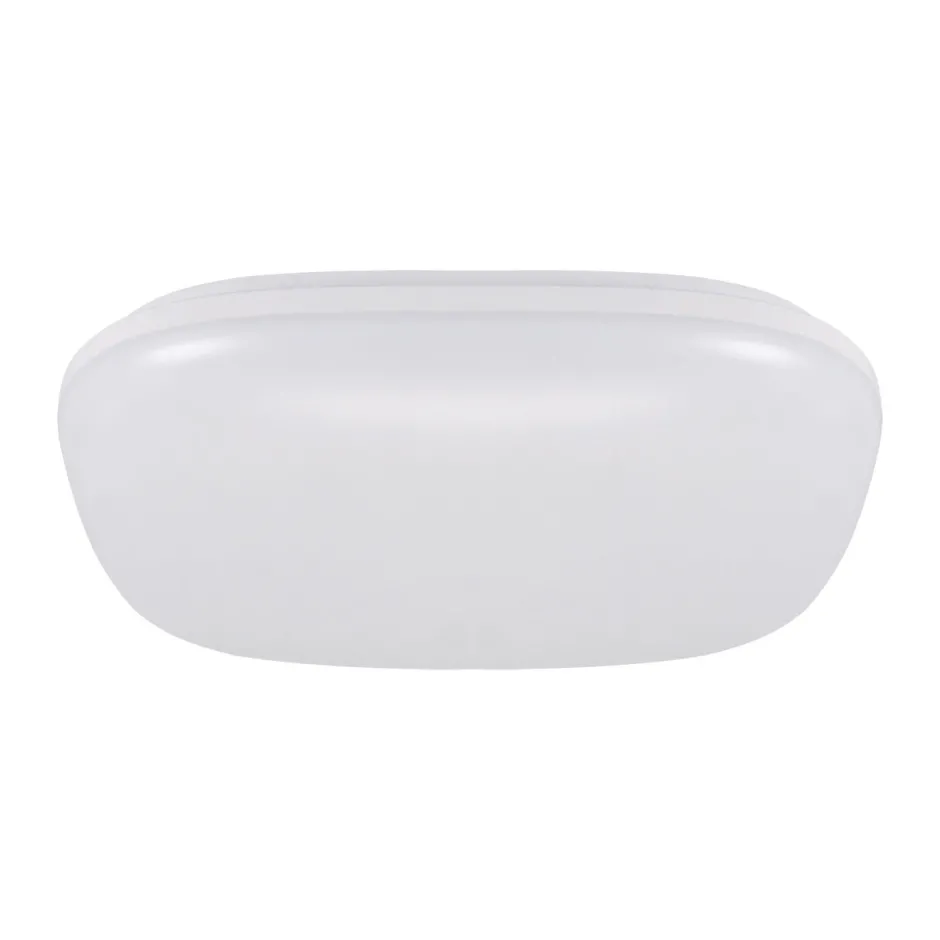 Strühm LED Außenleuchte Decke IP65 klein 28 cm breit Weiß< Badezimmer Lampe|Feuchtraumleuchten